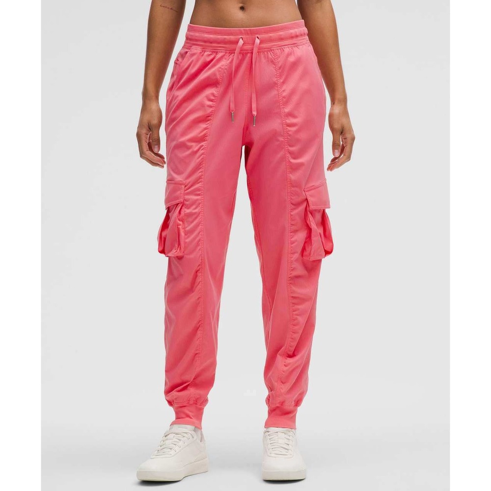 Lululemon Dance Studio Cargo Joggers Size M Pink Active Athleisure LW5GICS